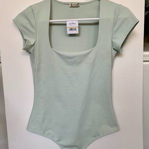 Free People Square Eyes Bodysuit